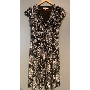 Evan-Picone - Black and White Dress - 12